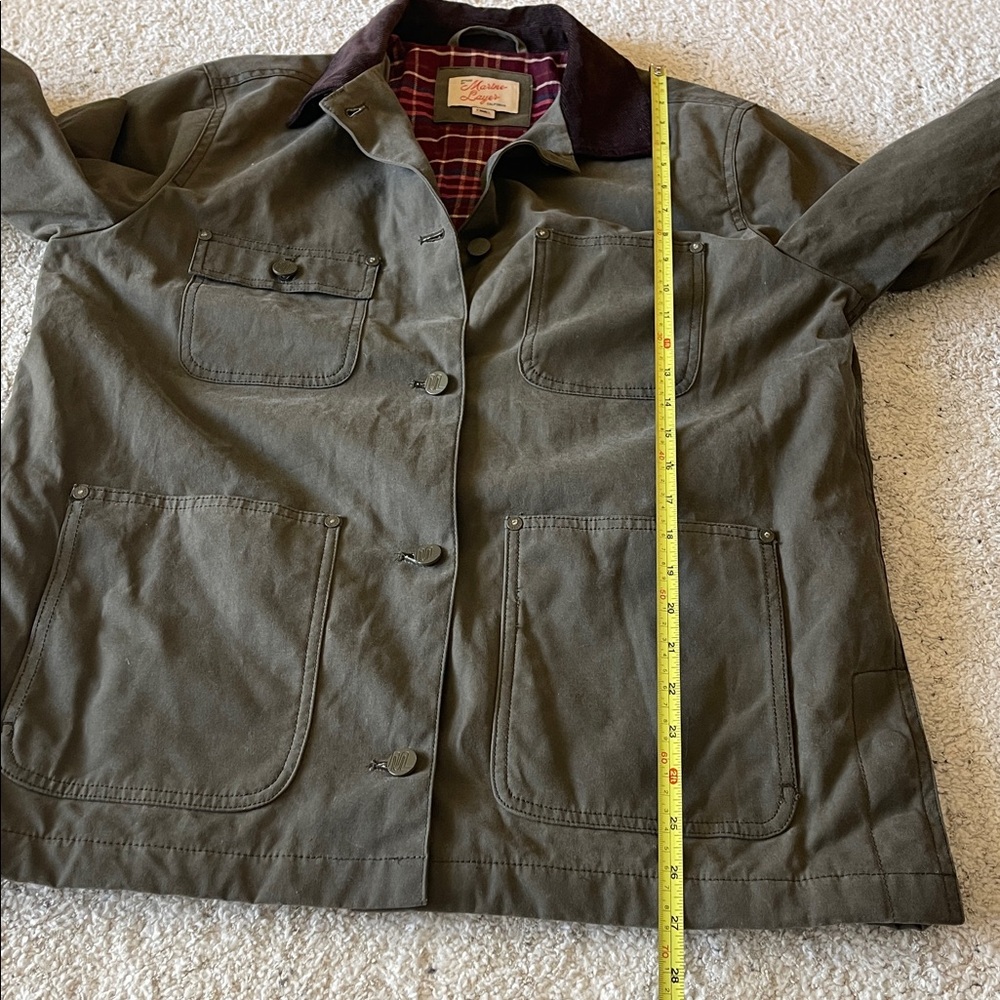 Marine Layer Khaki and Dark Brown Utility Jacket - worn ONCE - Picture 13 of 13